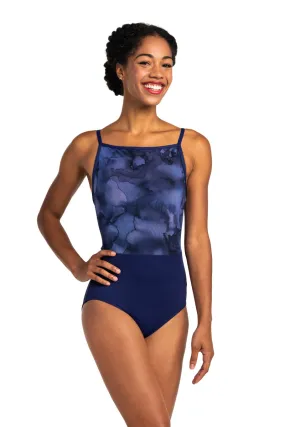 1126MI Nora Leotard with Midnight Ink Print