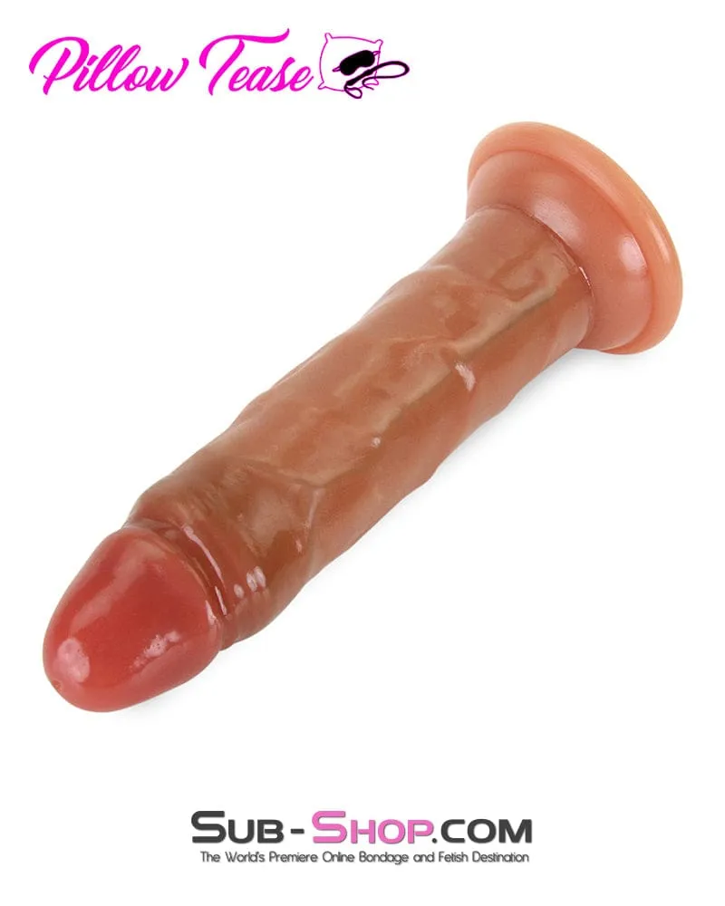 7357M      Lifelike Double Layer Realistic Dildo, 7” Medium