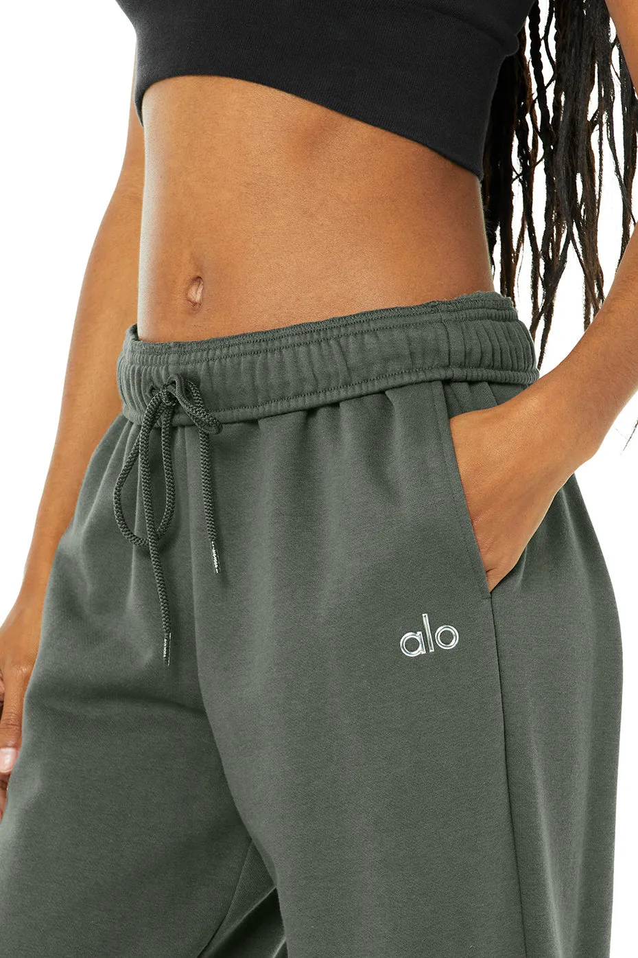 Accolade Straight Leg Sweatpant - Dark Cactus