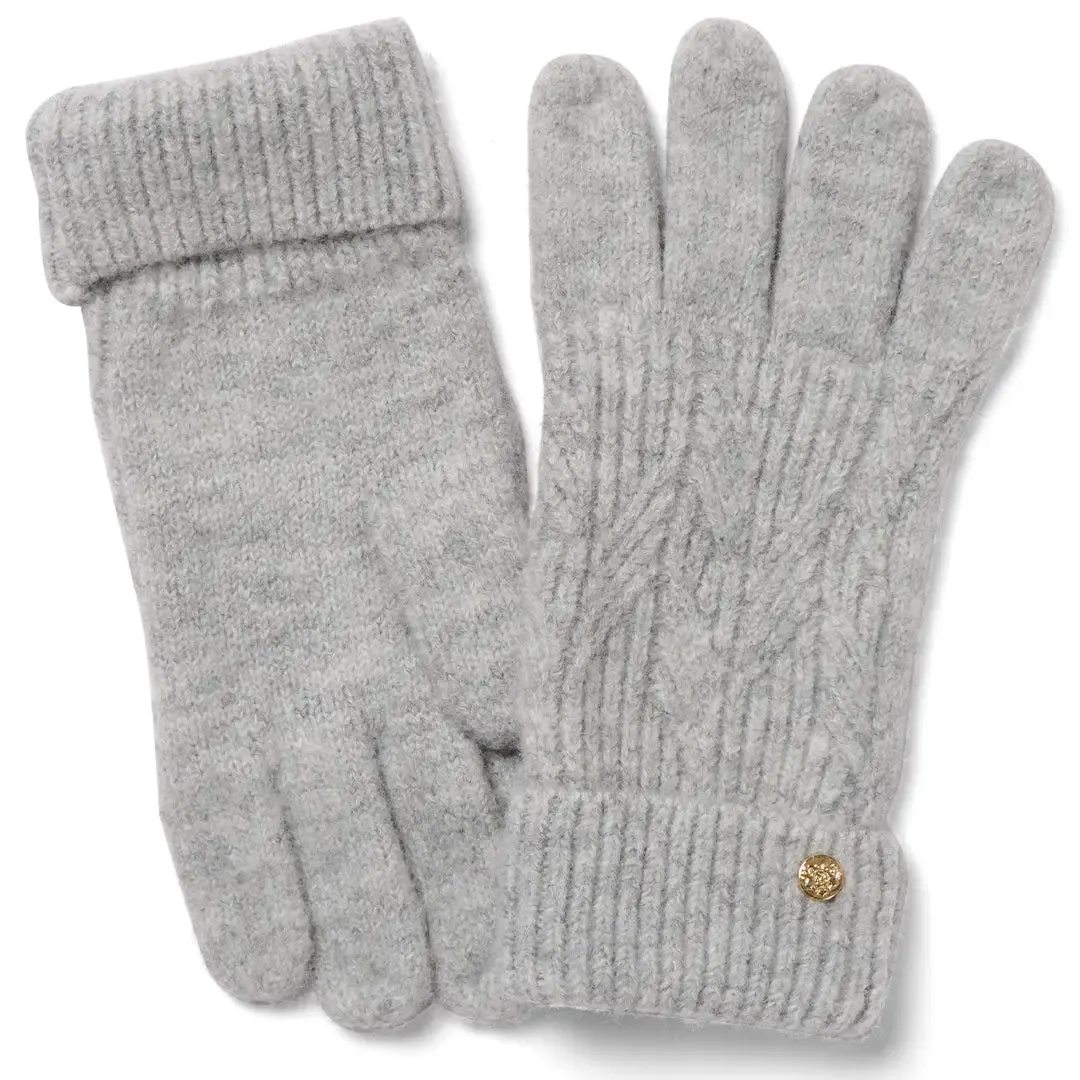 Alice Knitted Wool Gloves - Dawn by Failsworth