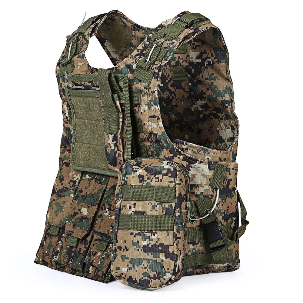 Amphibious Tactical Military Molle Waistcoat Combat Assault Plate Carrier Vest