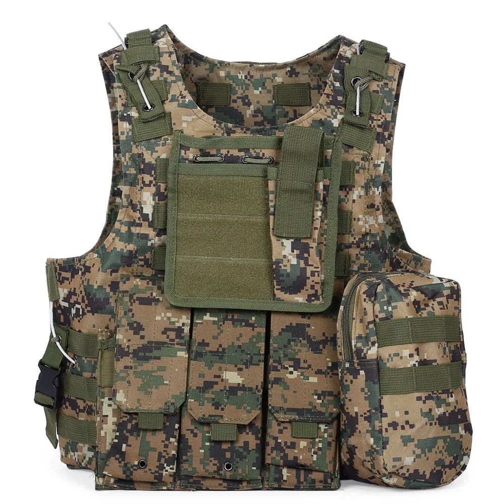 Amphibious Tactical Military Molle Waistcoat Combat Assault Plate Carrier Vest