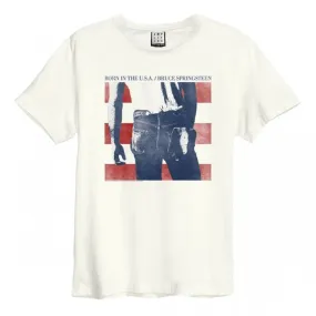 Amplified Unisex Adult Born In The USA Bruce Springsteen T-Shirt