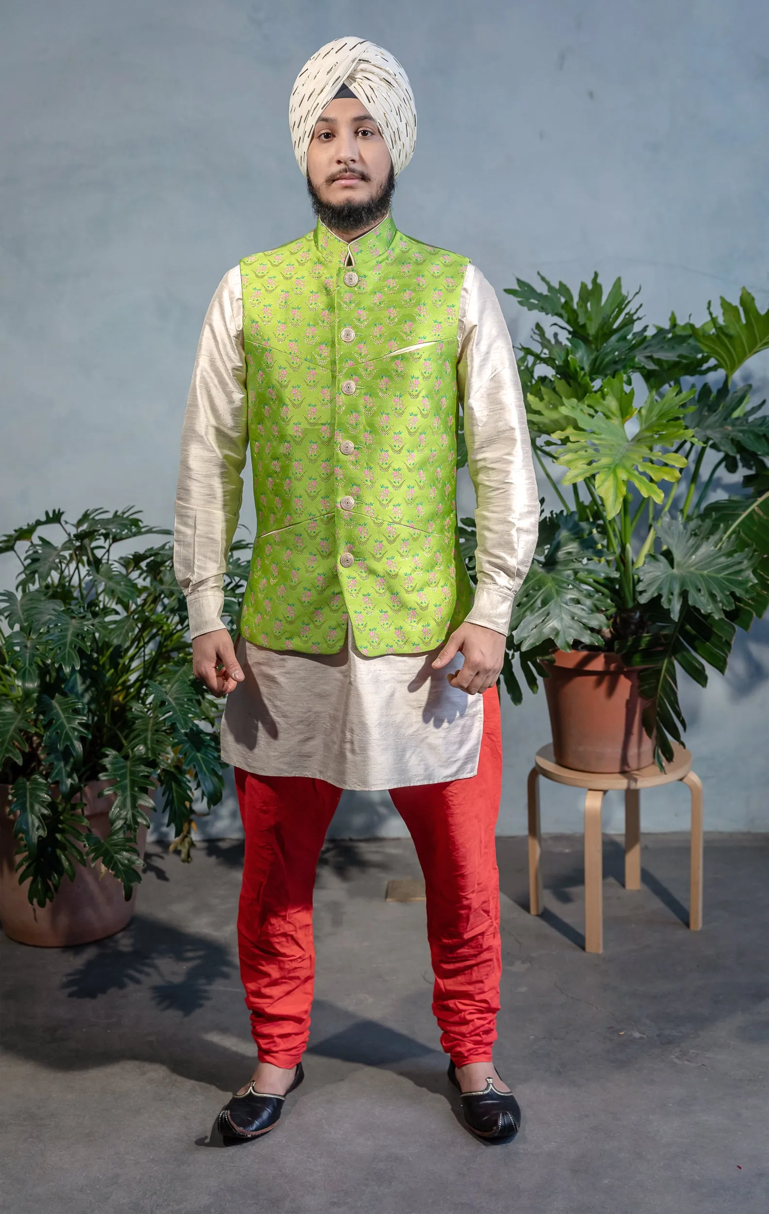 ARJUN Jacquard Bandi Vest