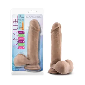 Au Naturel 8 Inch Sensa Feel Dildo - Latin