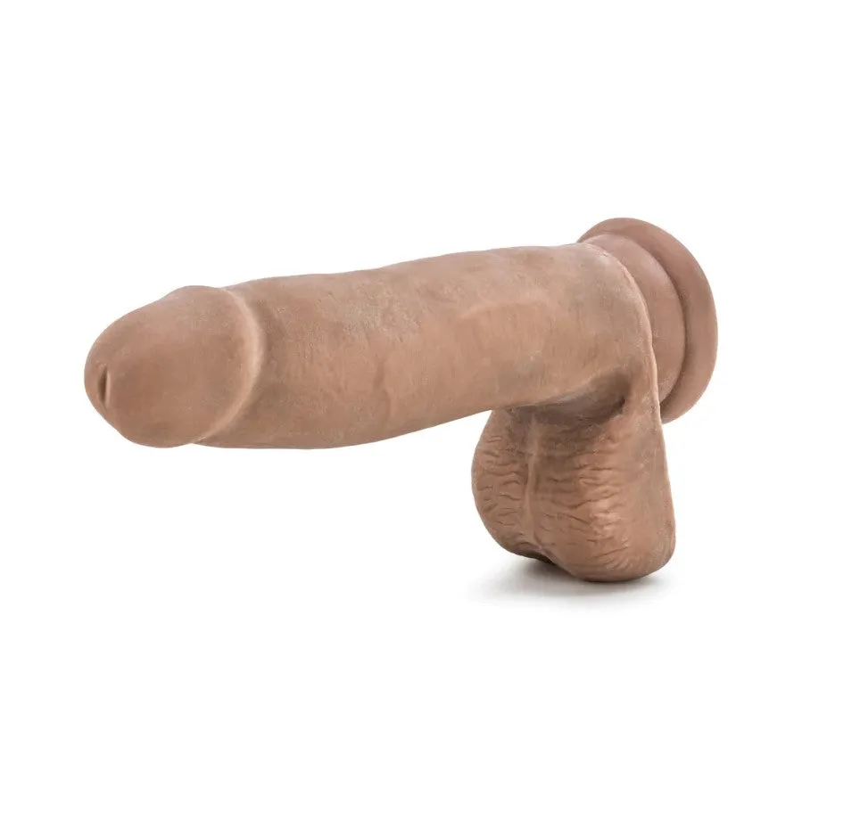 Au Naturel Dildo with Balls - 7 inch (Caramel)