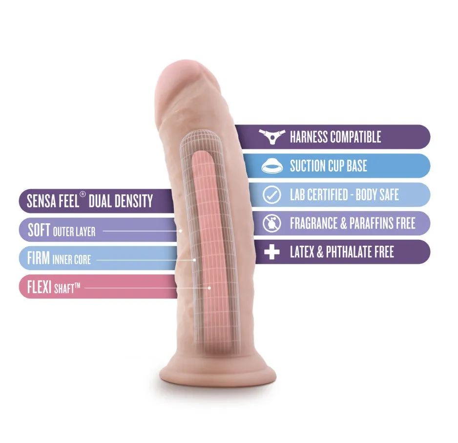 Au Naturel Dildo with Suction - 8 inch (Vanilla)