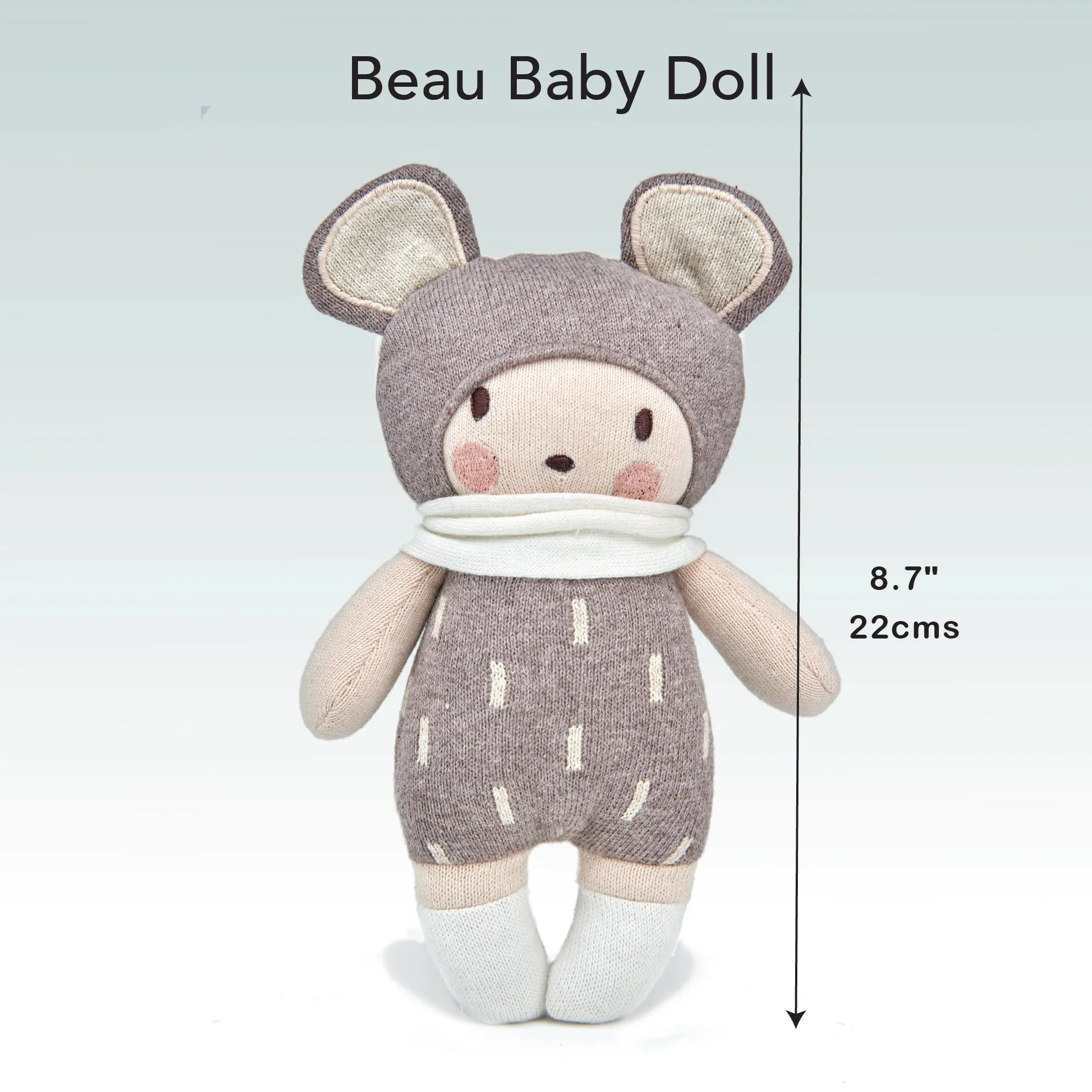 Baby Beau Knitted Doll