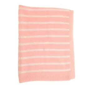 Baby Blanket Pink Stripes