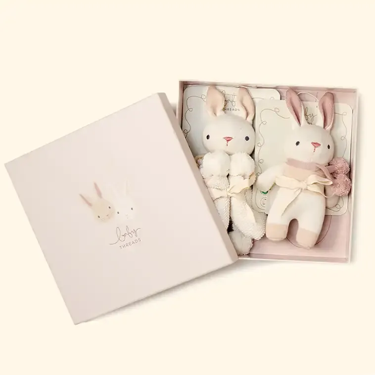 Baby Threads Bunny Baby Gift Set Cream