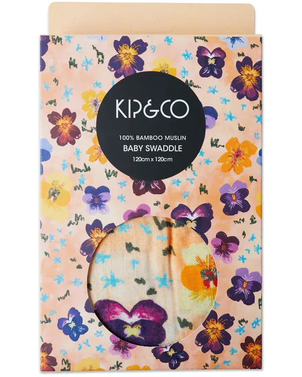 BAMBOO SWADDLE | Pansy