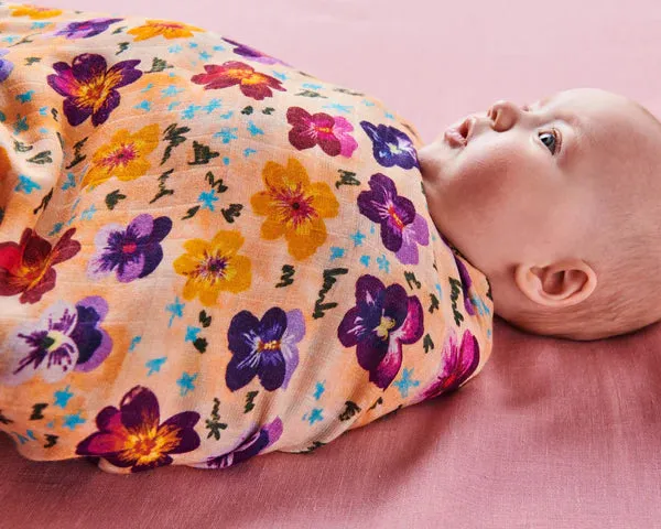 BAMBOO SWADDLE | Pansy