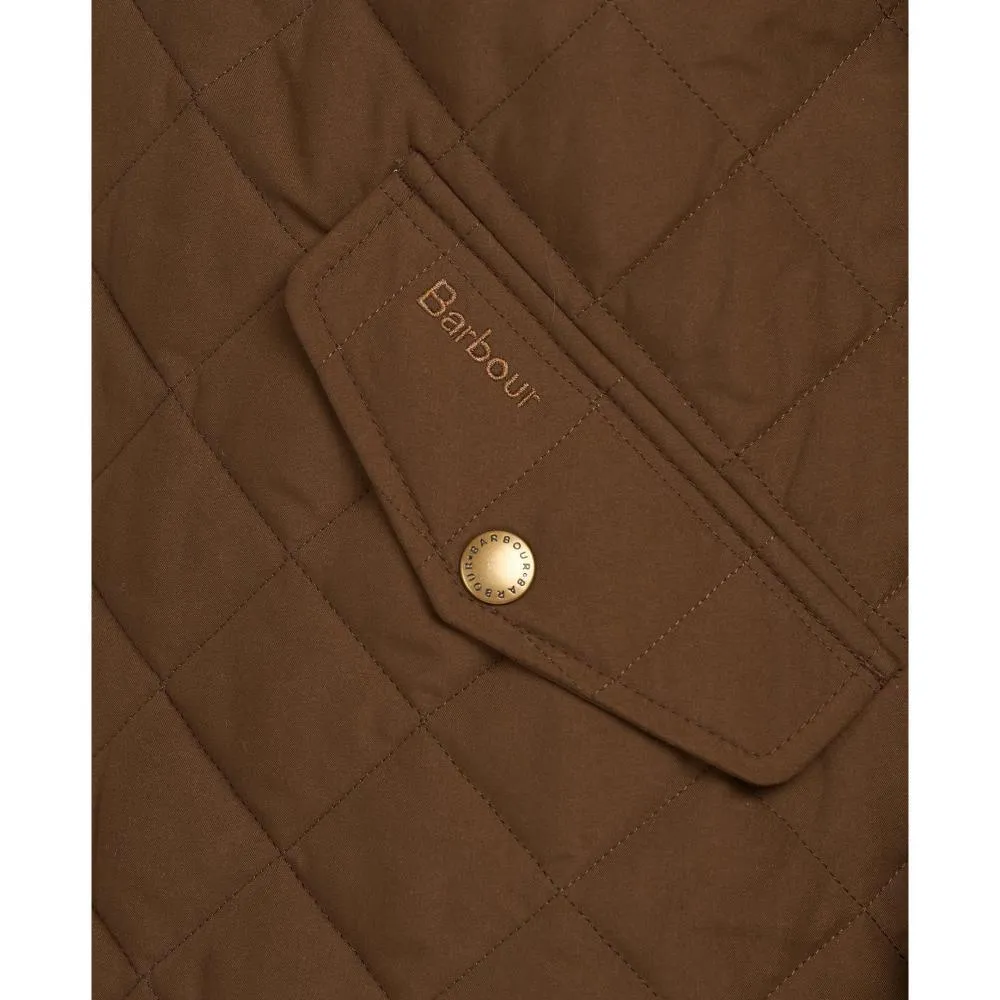 Barbour Shoveler Mens Quilted Jacket - Dark Sand