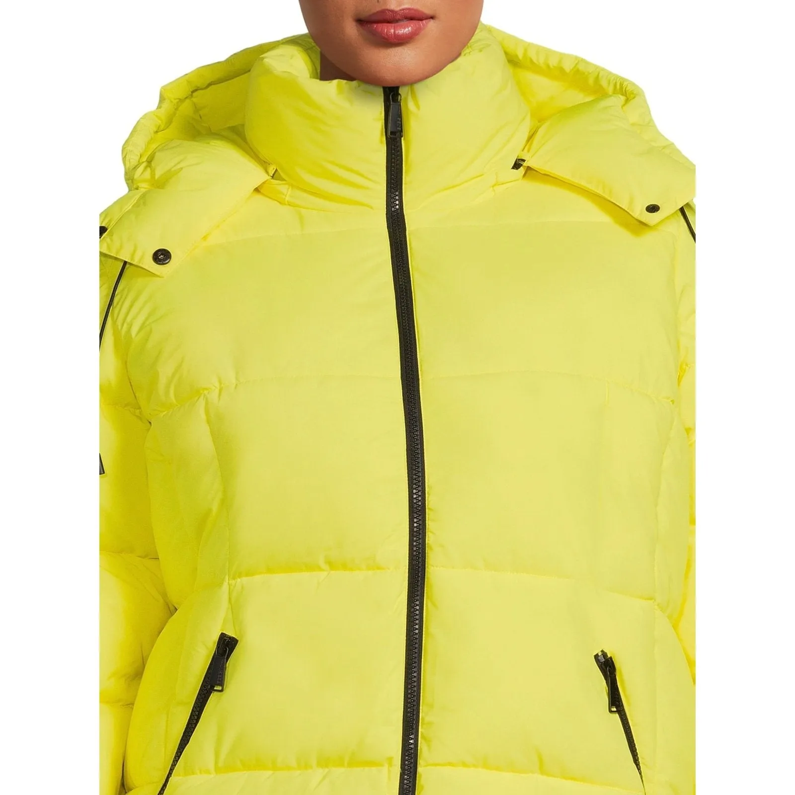 BCBG Paris Women's and Plus Cloud Puffer Coat with Hood