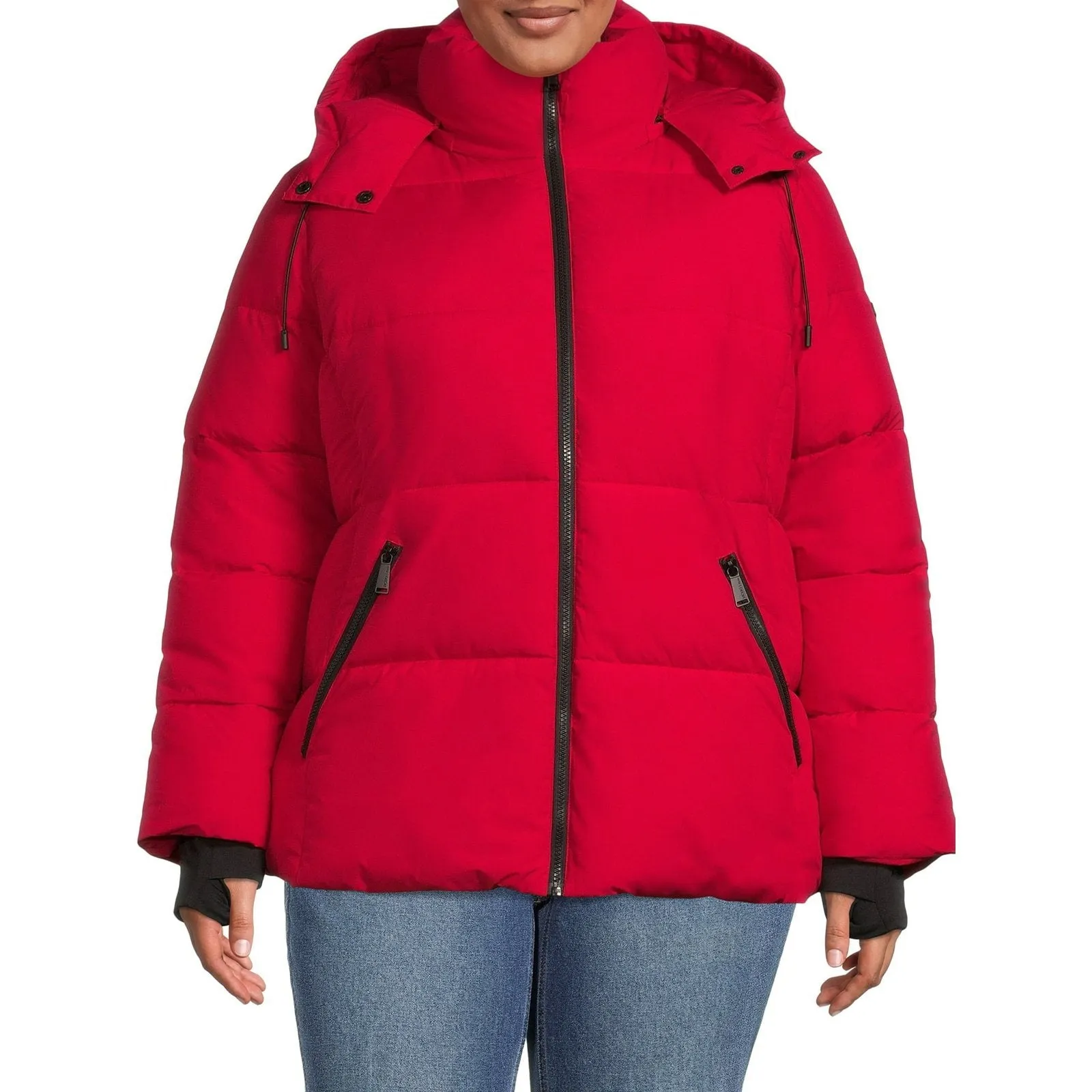 BCBG Paris Women's and Plus Cloud Puffer Coat with Hood