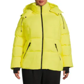 BCBG Paris Women's and Plus Cloud Puffer Coat with Hood