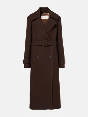 Belted wool coat