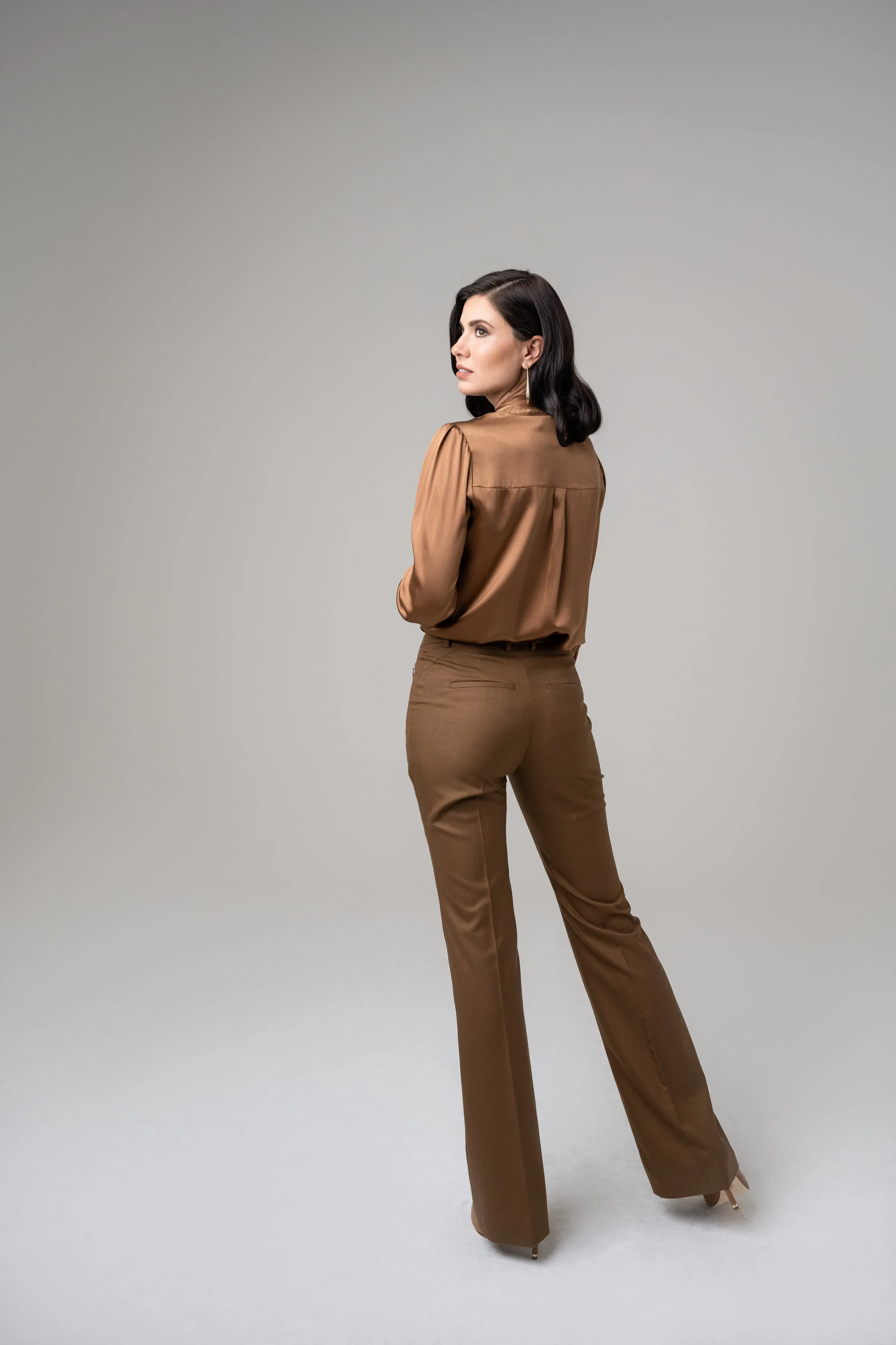 Blouse - Long Sleeve - Bronze