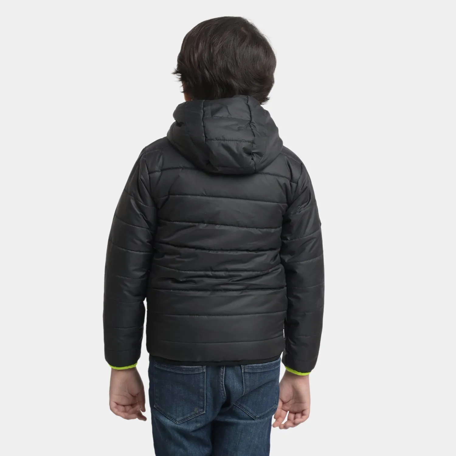 Boys Quilted Jacket Mountain K2-BLACK