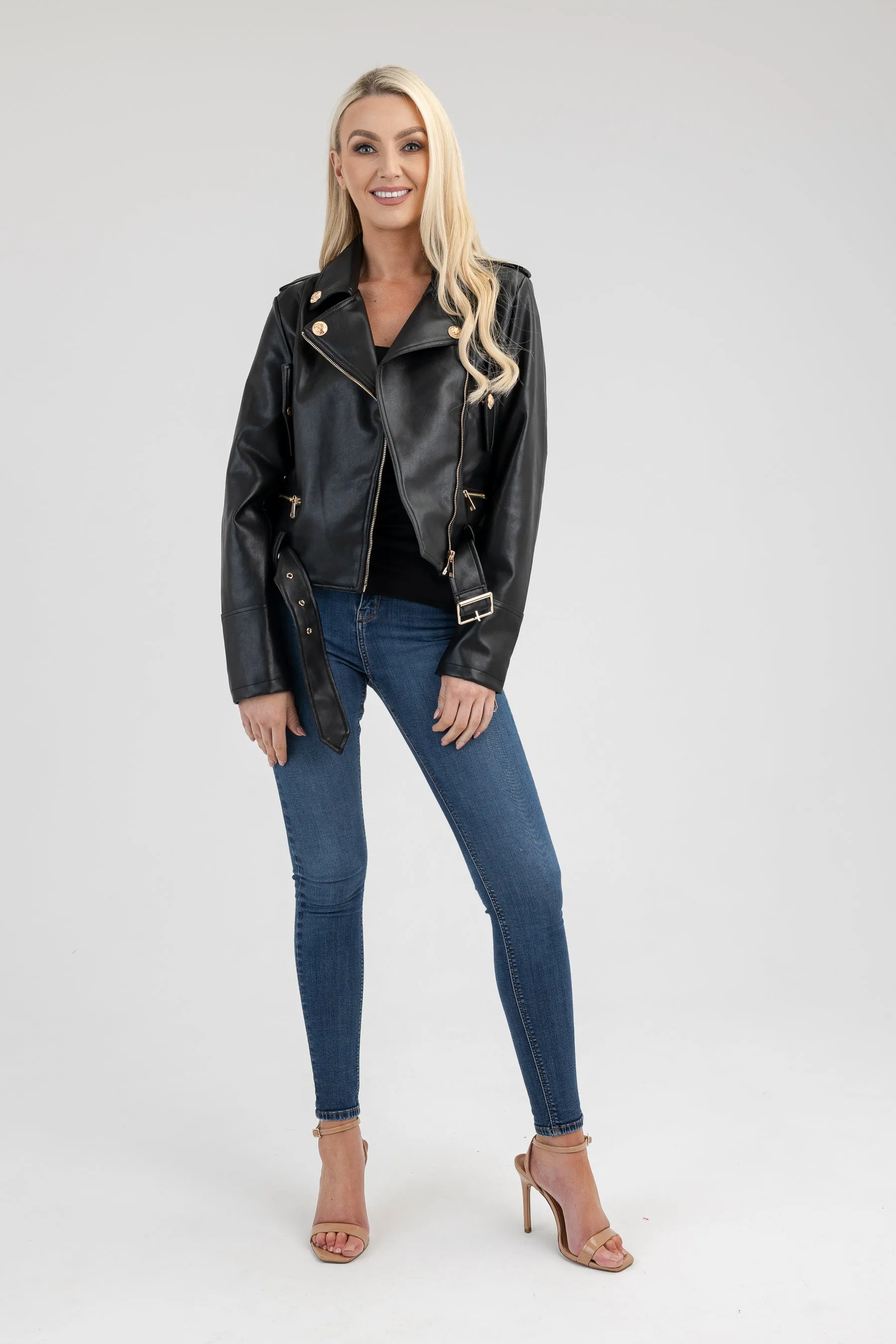 Brooke leather jacket