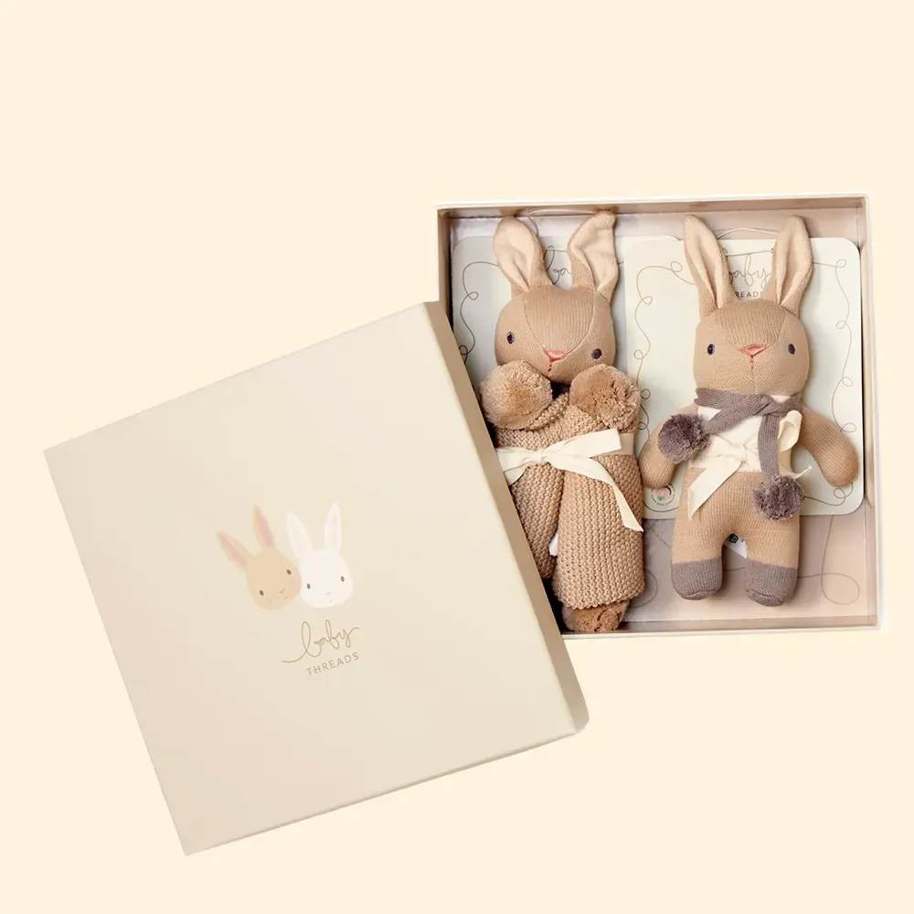 Bunny Baby Gift Set Taupe