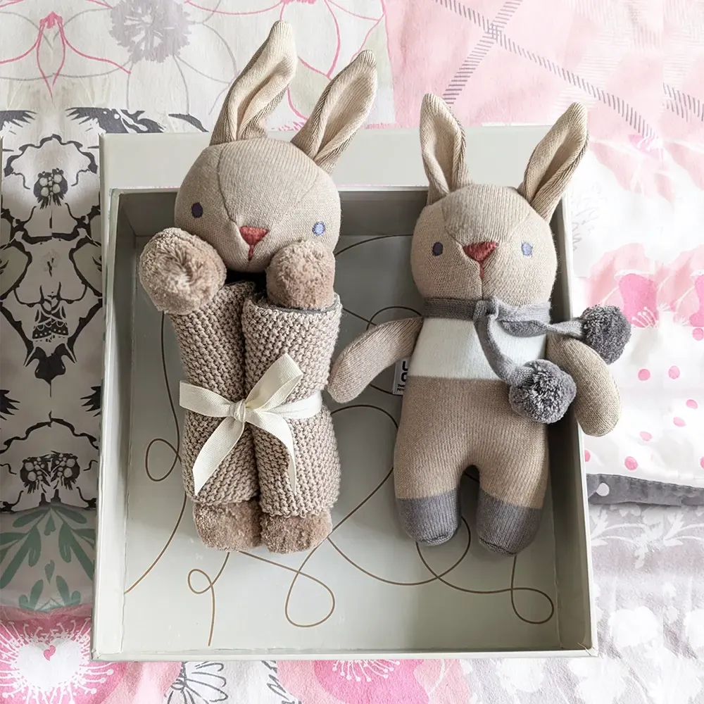 Bunny Baby Gift Set Taupe