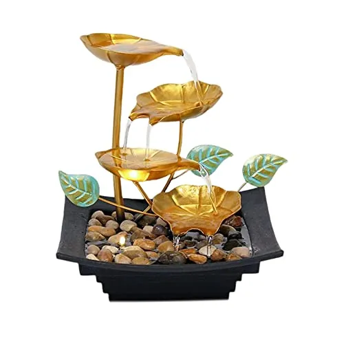 CALANDIS® Desktop Waterfall Fountain Indoor Relaxation Tabletop Fountain for Bedroom