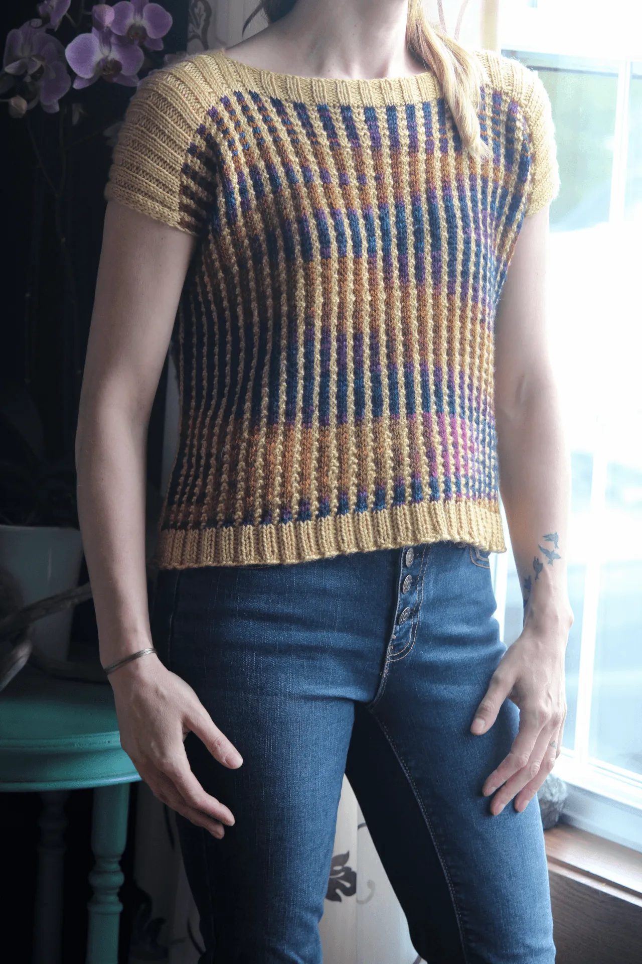 Clafou-Tee | Free Knitting Pattern