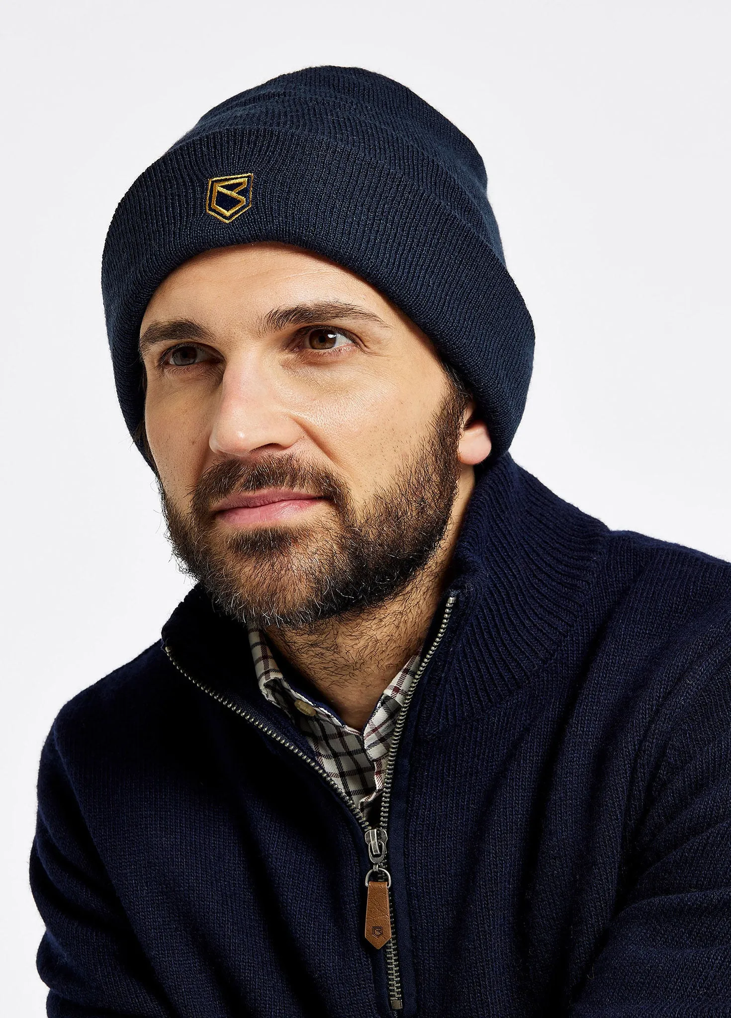 Clonmellon Knitted Beanie - Navy