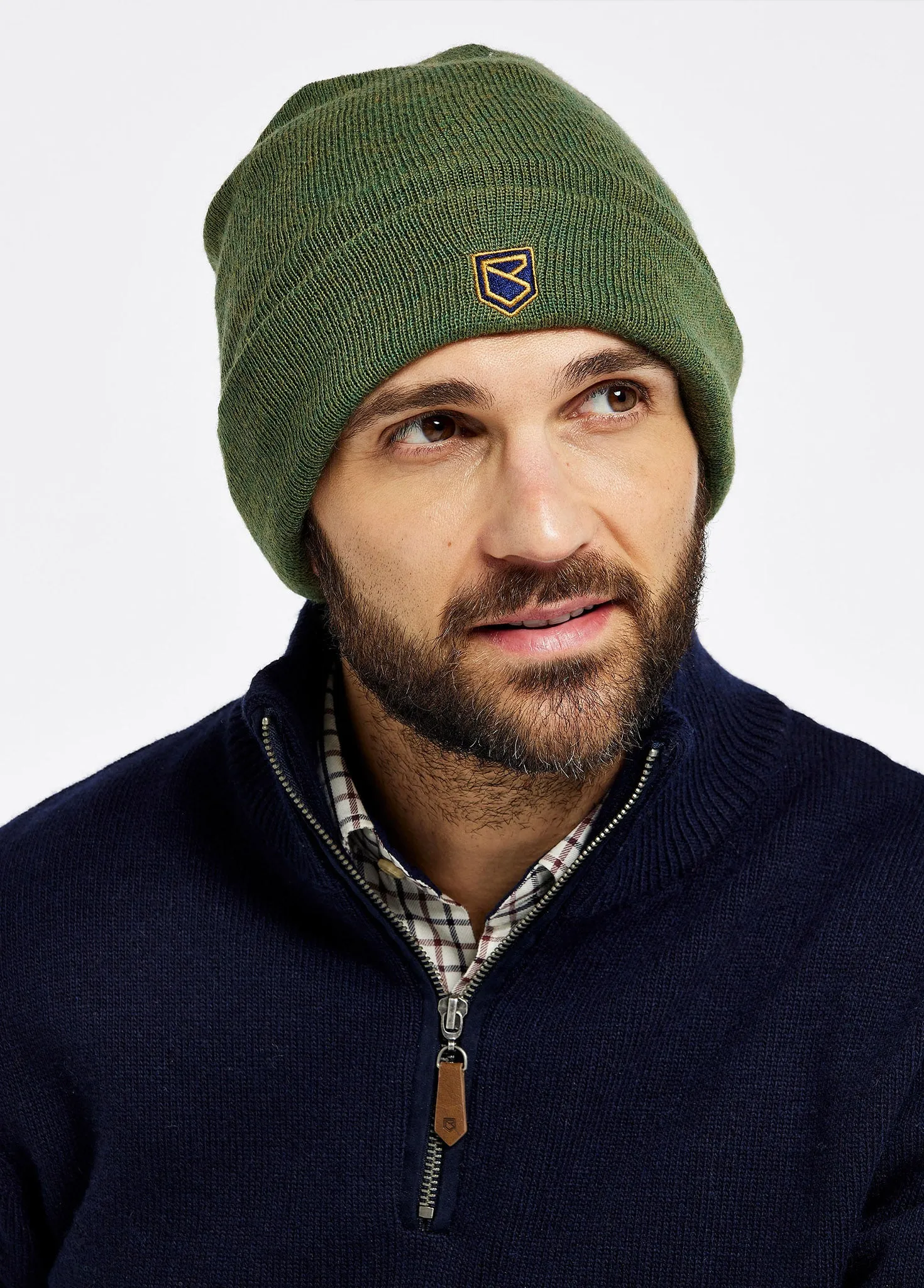 Clonmellon Knitted Beanie - Olive