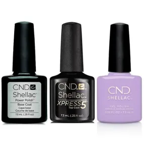 CND - Shellac Xpress5 Combo - Base, Top & Get Nauti (0.25 oz)