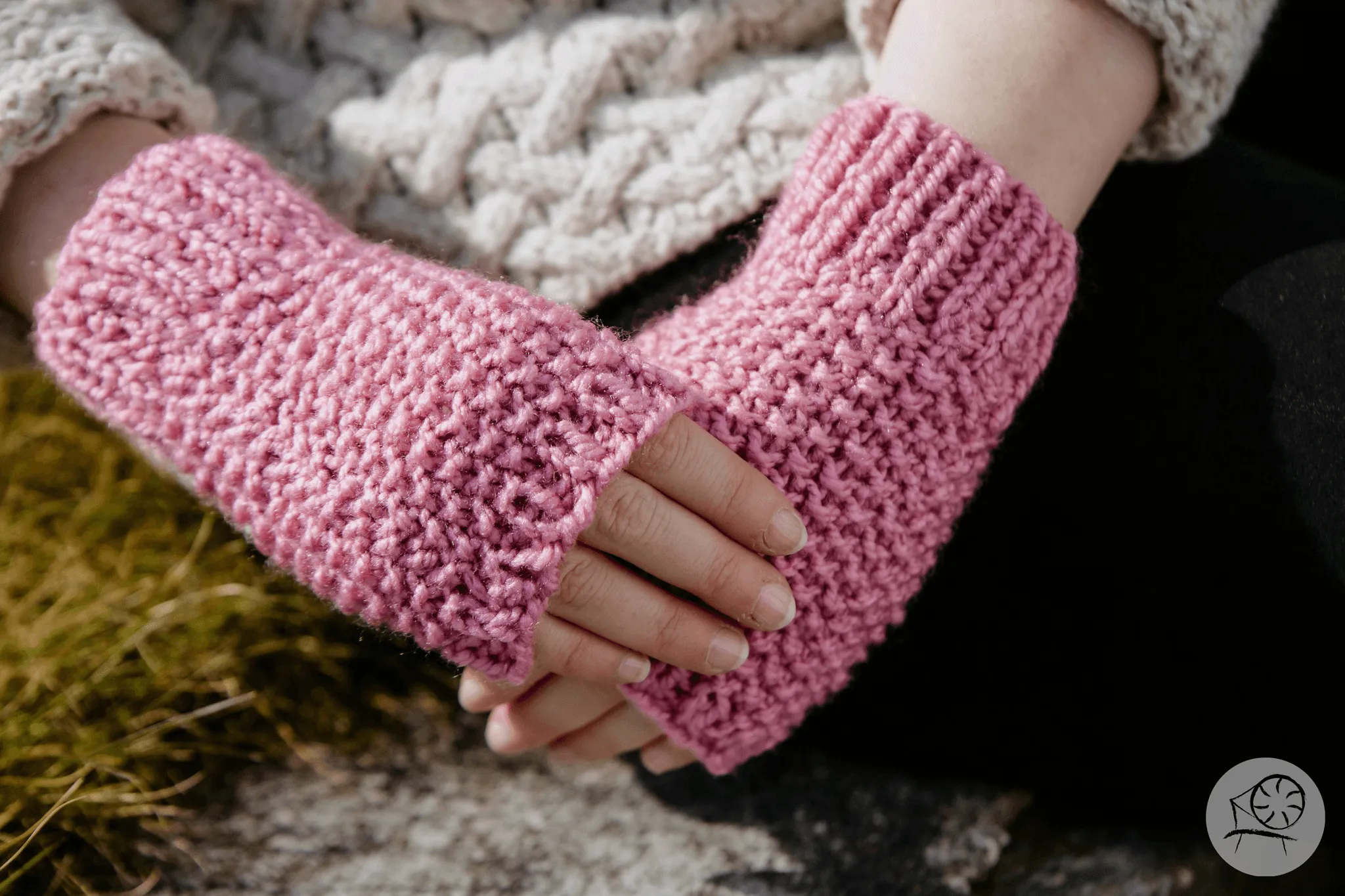 Connemara Handknitted Handwarmers