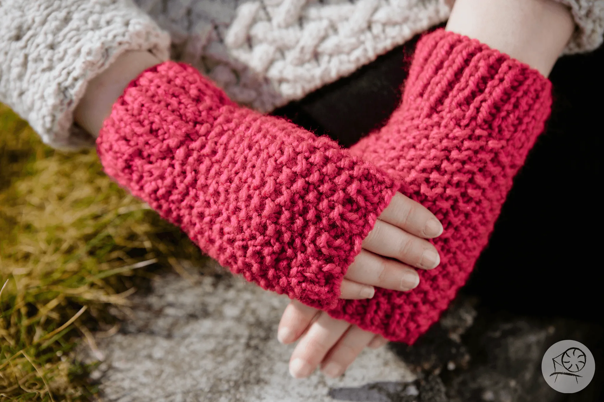 Connemara Handknitted Handwarmers