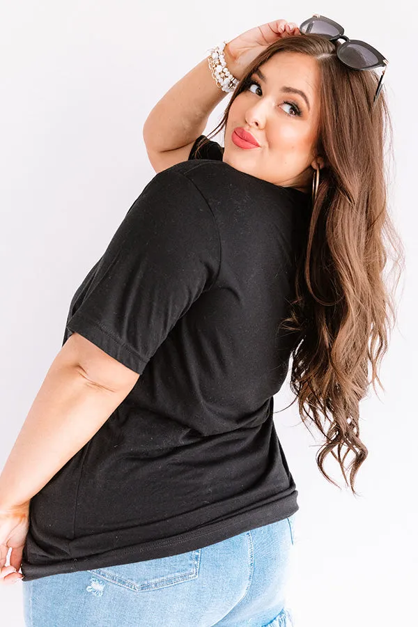 Cool Mom Shift Tee in Black Curves