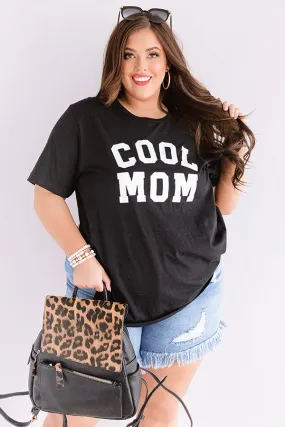 Cool Mom Shift Tee in Black Curves