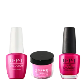 Cosmo 3in1 Dipping Powder   Gel Polish   Nail Lacquer (Matching OPI), 2oz, CC09