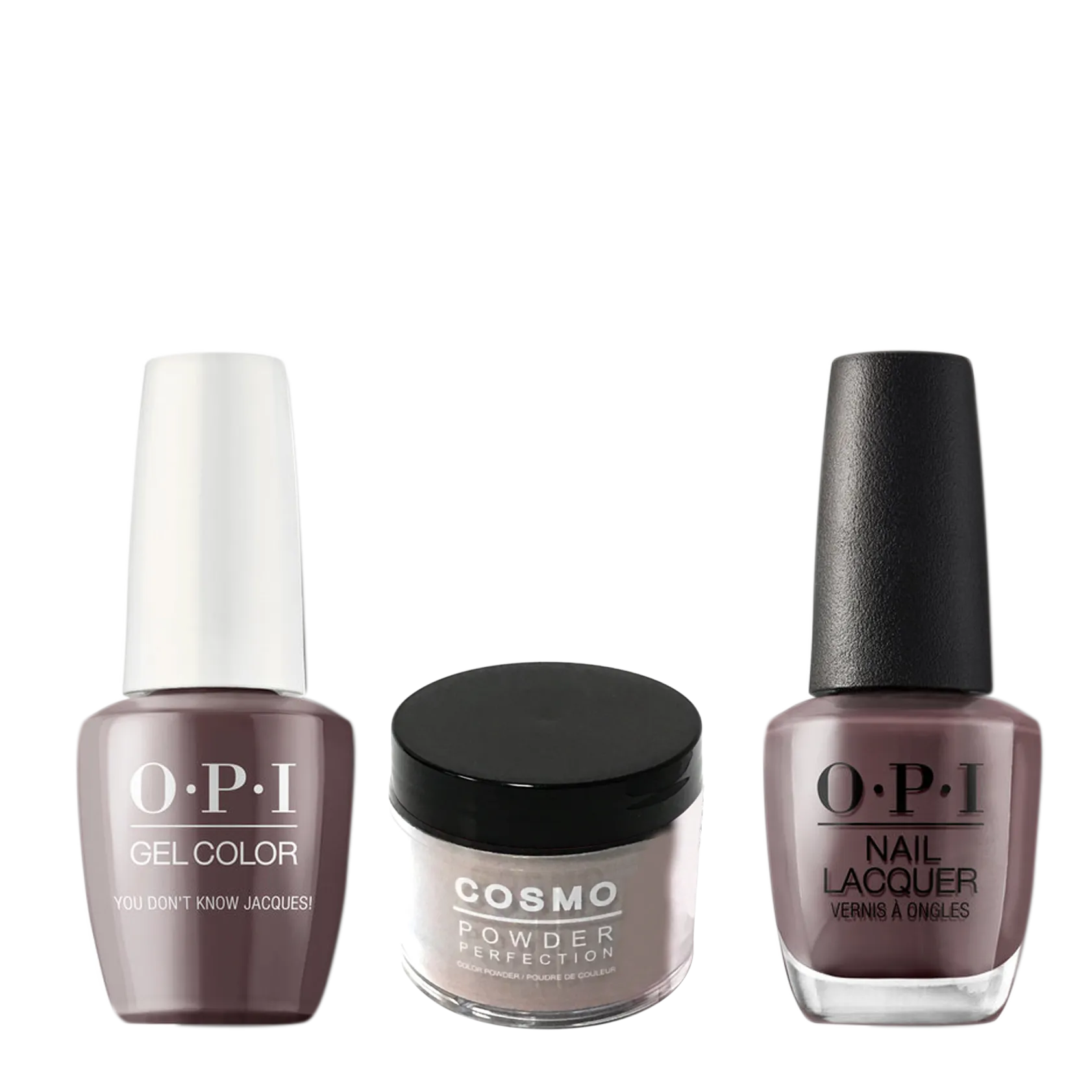 Cosmo 3in1 Dipping Powder   Gel Polish   Nail Lacquer (Matching OPI), 2oz, CF15