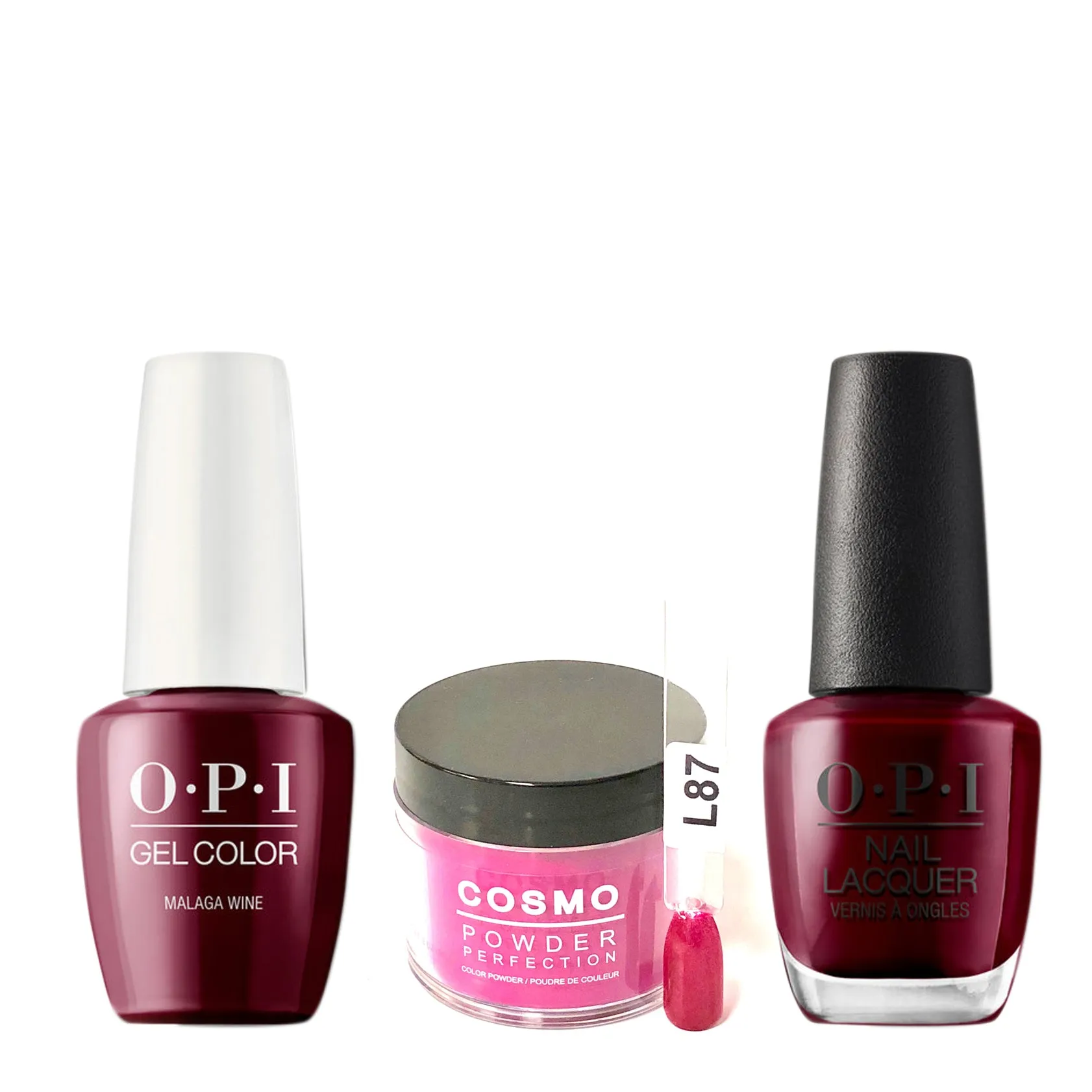 Cosmo 3in1 Dipping Powder   Gel Polish   Nail Lacquer (Matching OPI), 2oz, CL87