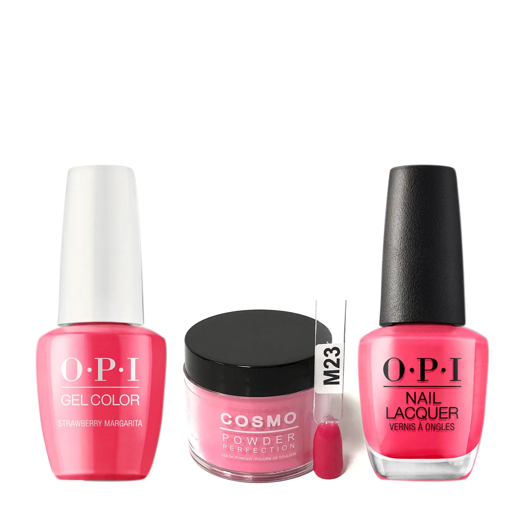 Cosmo 3in1 Dipping Powder   Gel Polish   Nail Lacquer (Matching OPI), 2oz, CM23