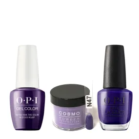 Cosmo 3in1 Dipping Powder   Gel Polish   Nail Lacquer (Matching OPI), 2oz, CN47