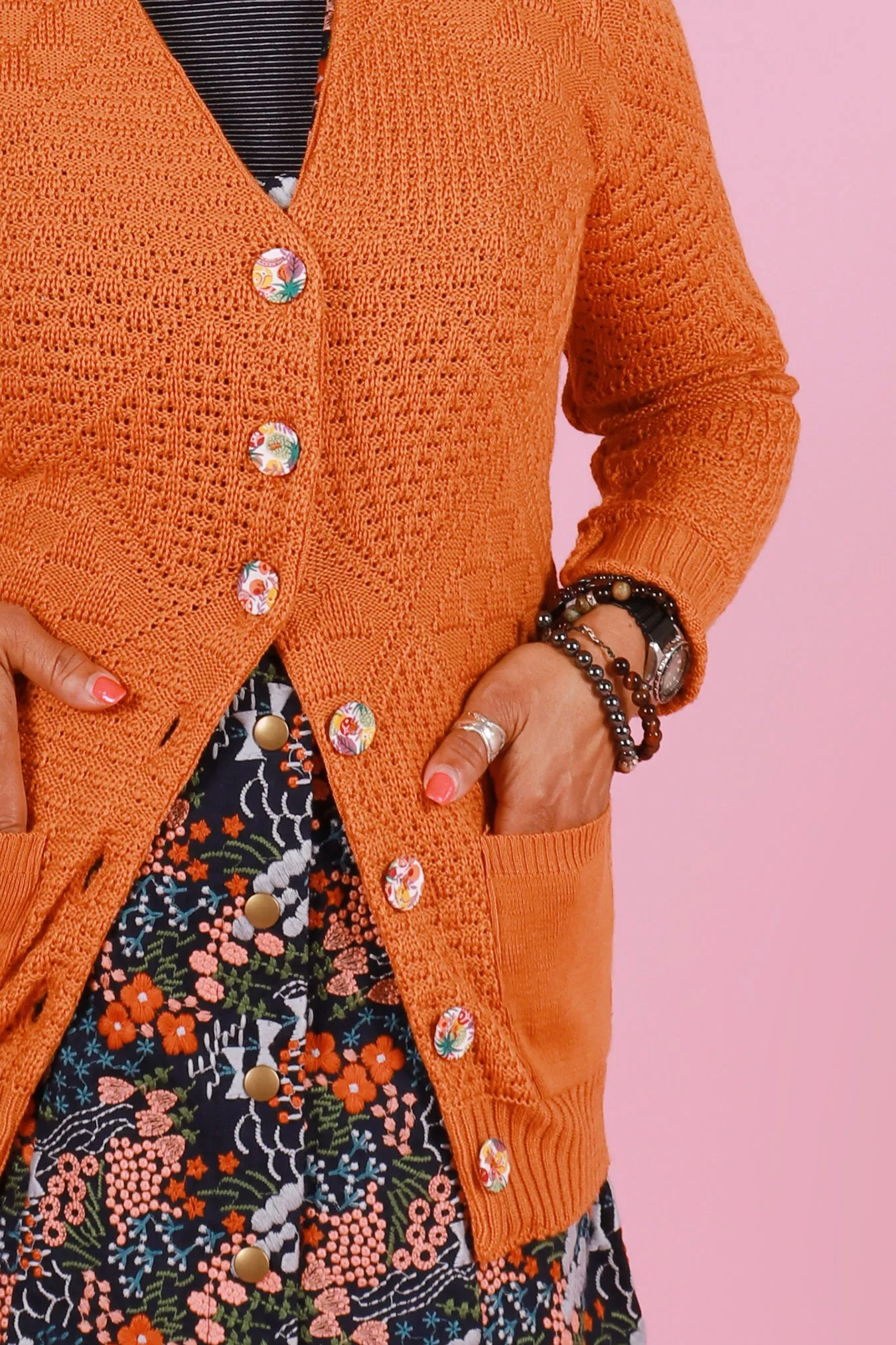 Cosy Clementine Cardie Pumpkin