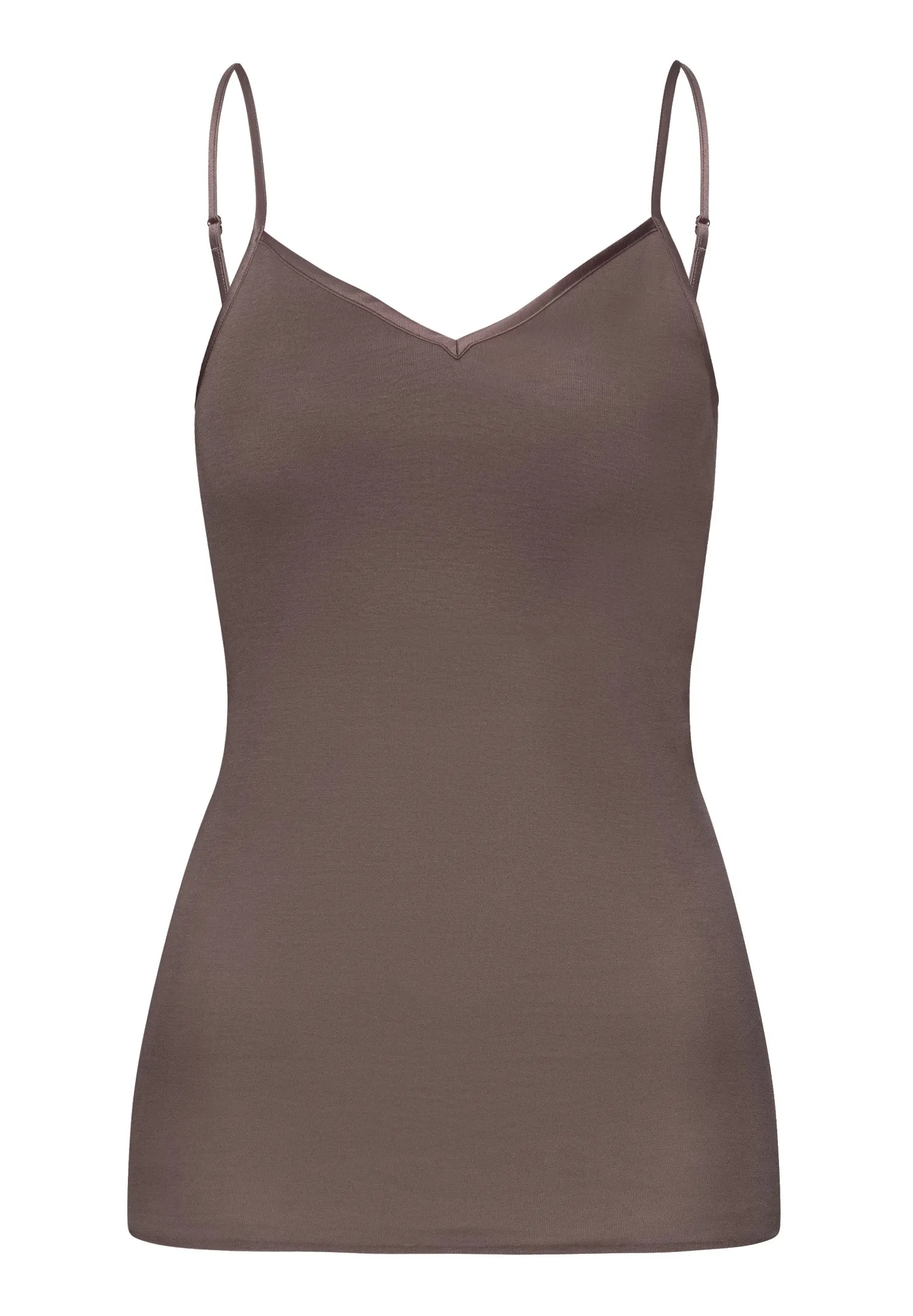 Cotton Seamless Padded Cotton Camisole | Stonewash 71605-2756