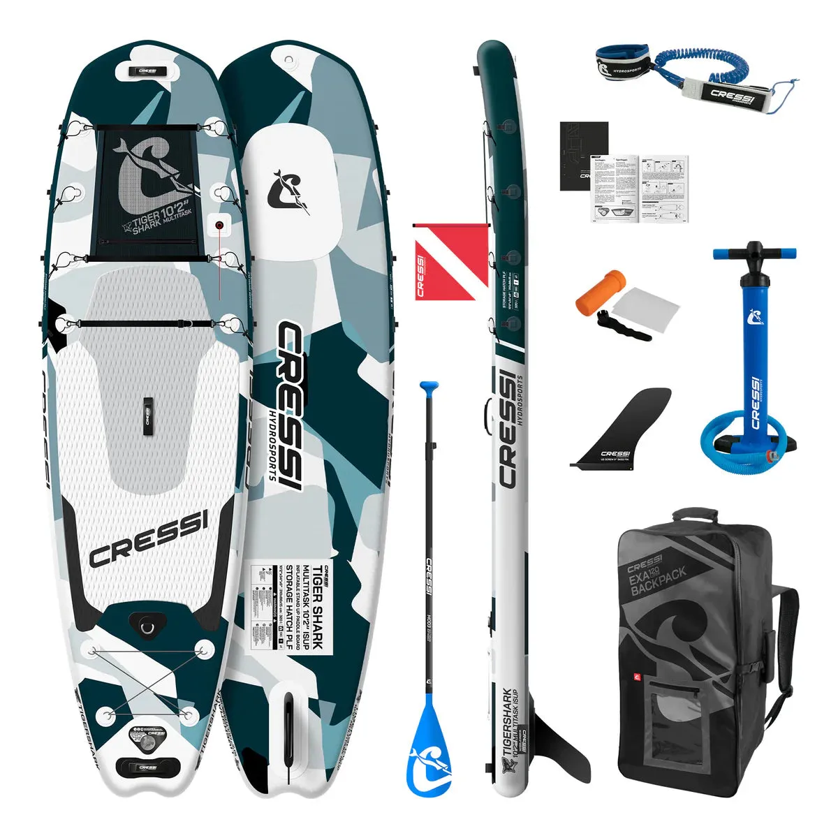 Cressi Tiger Shark Isup Set