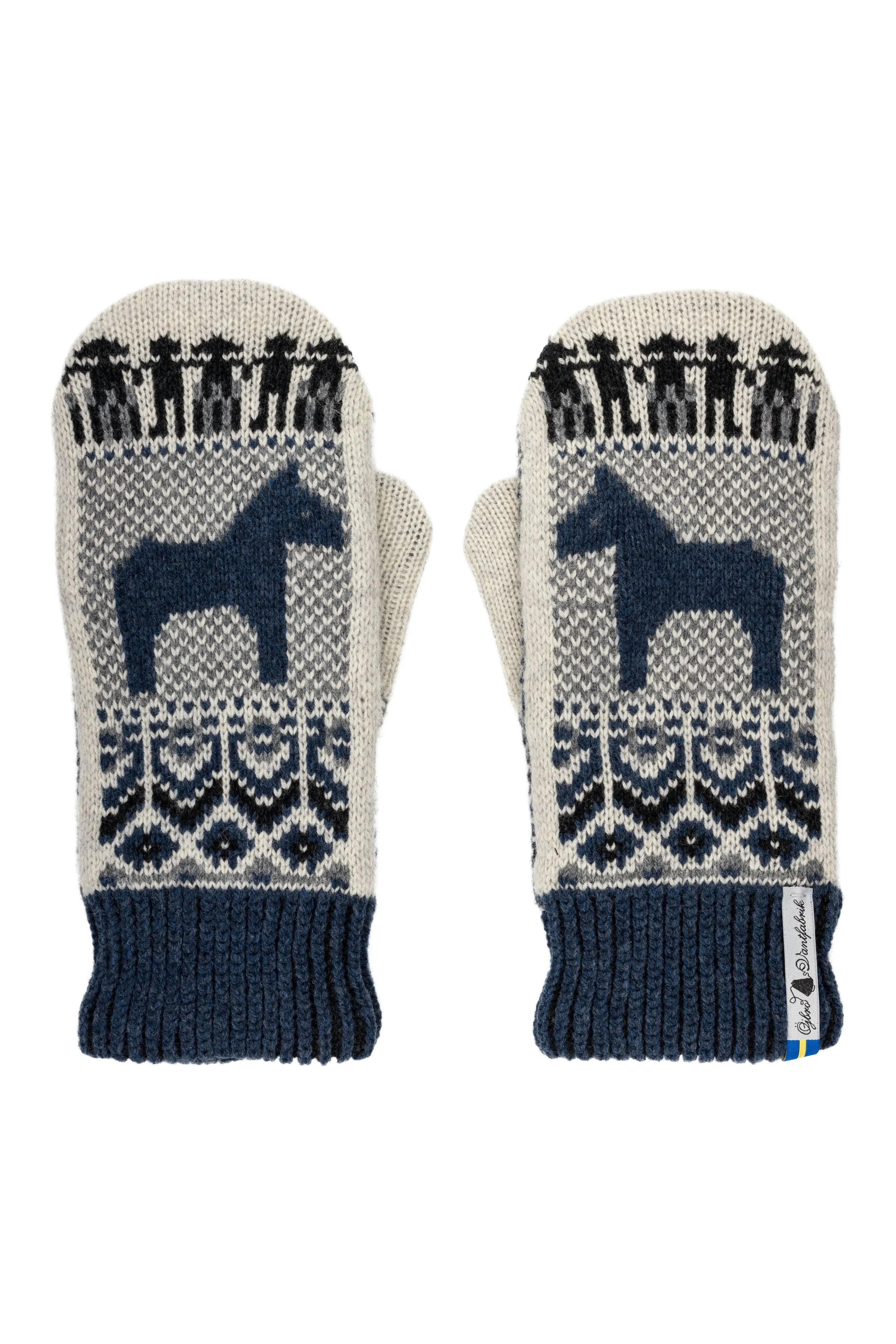 Dalarna Pattern Swedish Mittens