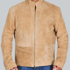 Daniel Craig Brown Suede Leather Jacket