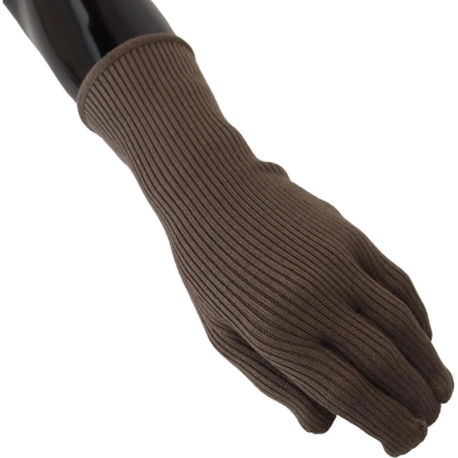 Dolce & Gabbana Elegant Cashmere-Silk Blend Winter Gloves