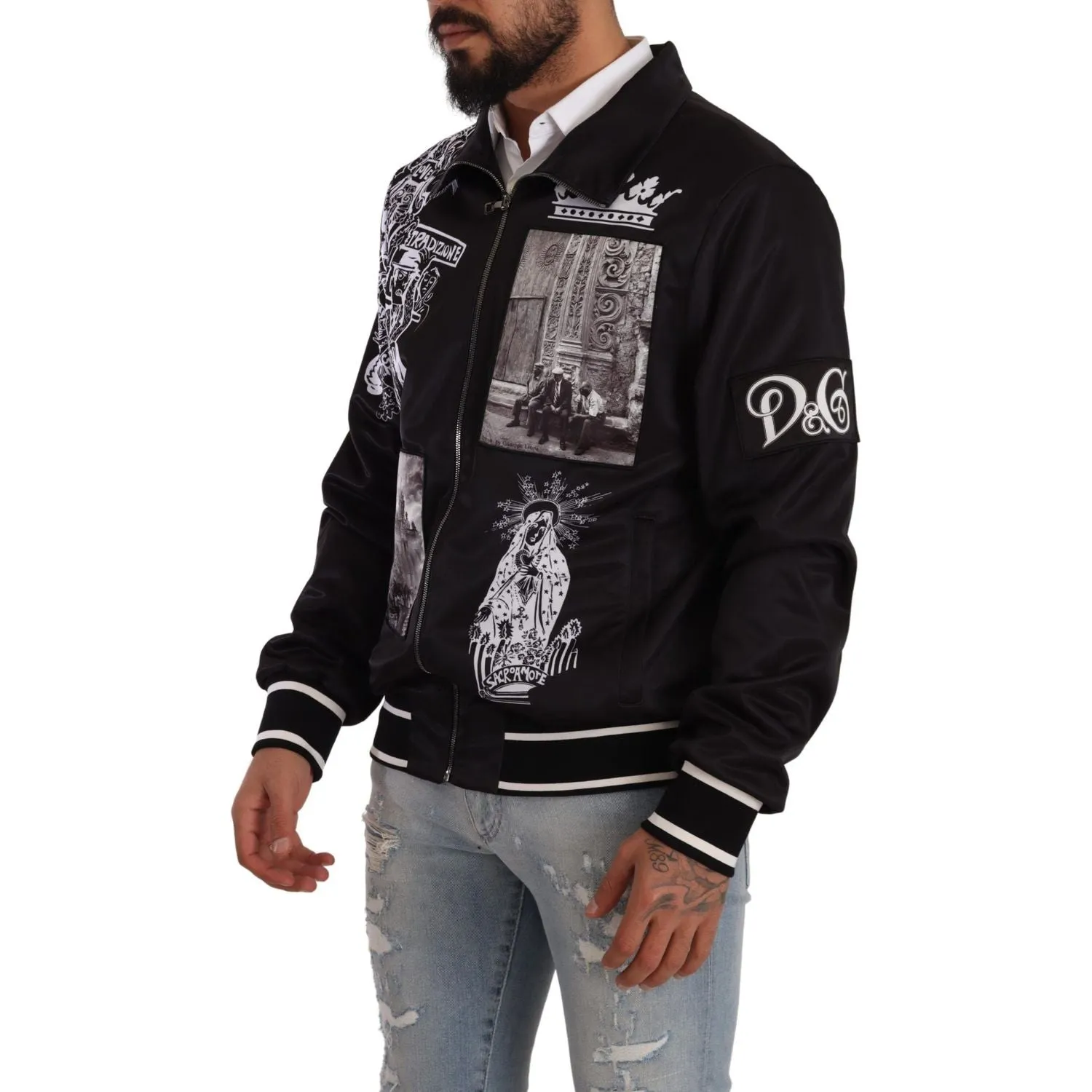 Dolce & Gabbana Stunning Superstizione Zip Sweater