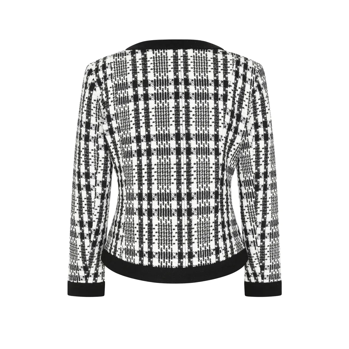 EMRECO Checked Boucle Jacket