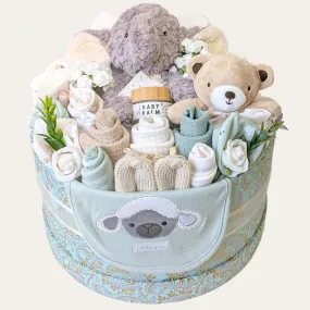 Enchanted Elephant Luxury Baby Gifts Box Flower Bouquet