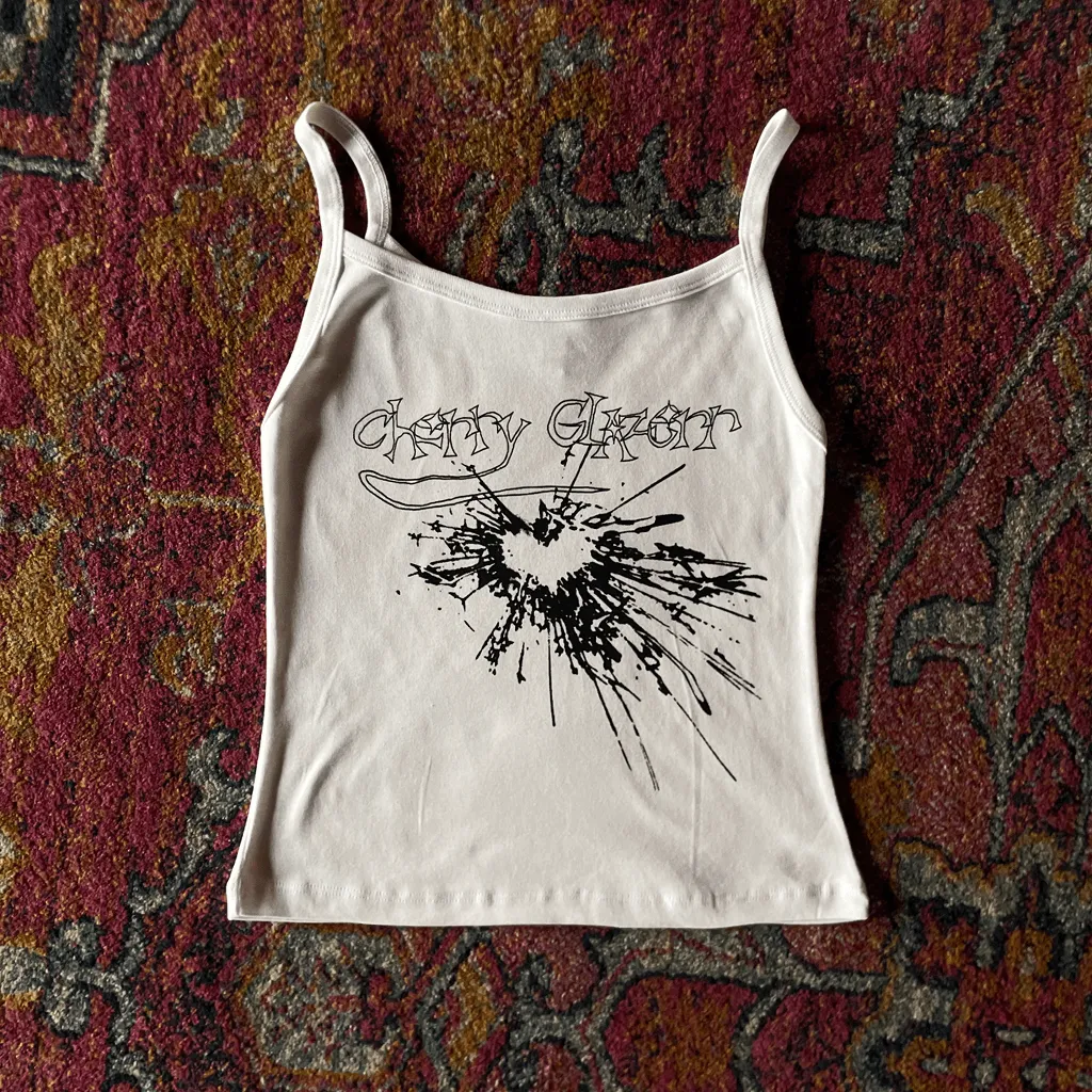 Exploding Heart Baby Rib Camisole